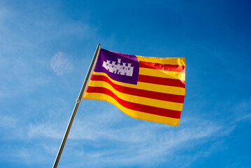 Flags of different autonomous communities of Spain