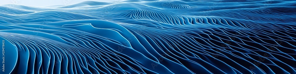 Poster a dynamic, abstract ripple pattern with a wide space for text