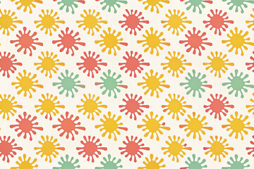 Colorful paint splatter pattern background.