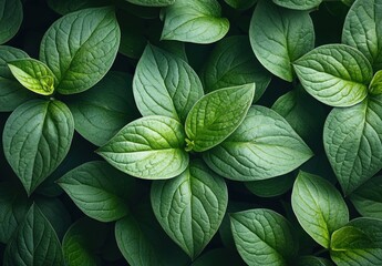 Lush green leaves close-up (1)