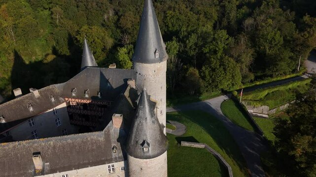 Explore the stunning Veves Castle in the Belgian countryside