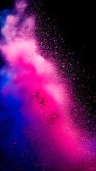abstract purple and pink powder for graphic resources