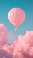 Fototapeta premium hot air balloon in the sky