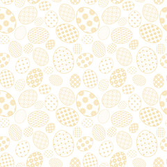 Seamless vector illustration print pattern with Easter eggs decorative background for paper, pack, textile etc