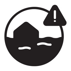 Flood  glyph icon