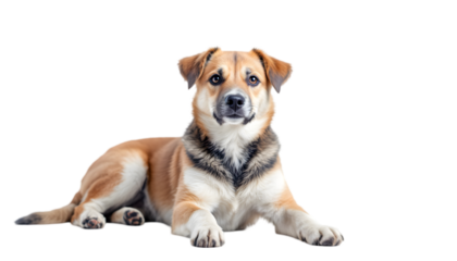 Photo - Adorable Puppy Posing on Black Background