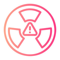 Radiation gradient icon