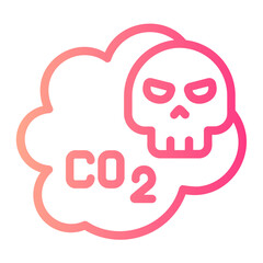 co2 gradient icon