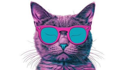 Cool Cat in Sunglasses