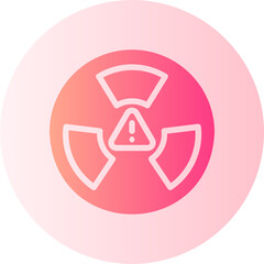 Radiation gradient icon