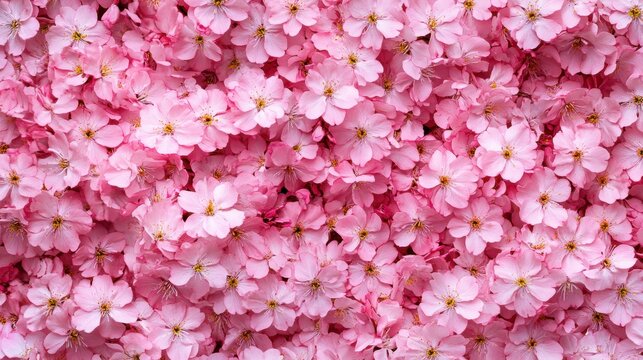 Beautiful cherry blossom flower petal in Spring.