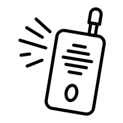 Walkie Talkie Vector illustration Icon