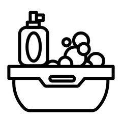 Bubble Bath Vector illustration Icon