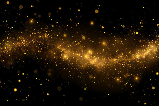 Glittering gold background, a shimmering, textured golden surface