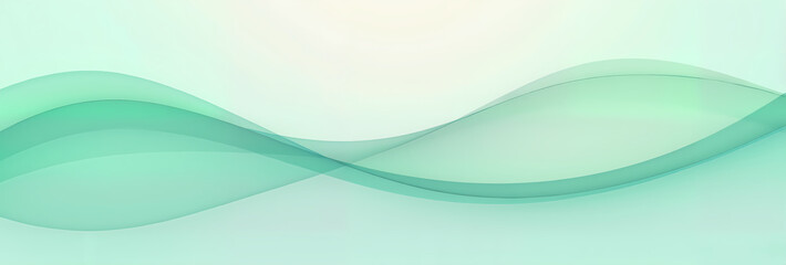 Soft flowing turquoise abstract waves on a light gradient background, representing movement, harmony, and fluid design aesthetics for creative projects.