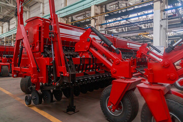 Special equipment for soil cultivation and harvesting.