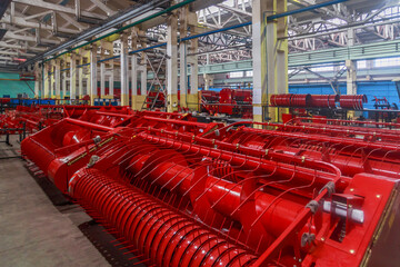 Special equipment for soil cultivation and harvesting.