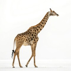 Obraz premium giraffe isolated on white