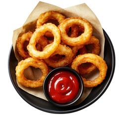 Crispy Onion Rings with Dipping Sauce