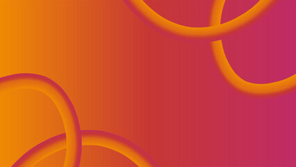 Gradient background. Colorful abstraction. Minimalism. Fake 3D. Pink, orange colors. Vector illustration EPS10