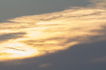 golden clouds