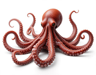 Fototapeta premium The Enigmatic Octopus: Intelligence and Elegance Beneath the Waves