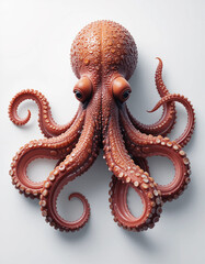 Obraz premium The Enigmatic Octopus: Intelligence and Elegance Beneath the Waves