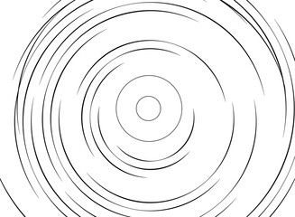 Lines in Circle Form . Spiral Vector Illustration .Technology round Logo . Design element . Abstract Geometric shape. Eps 10