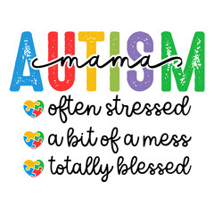 Autism Saying SVG PNG Bundle
