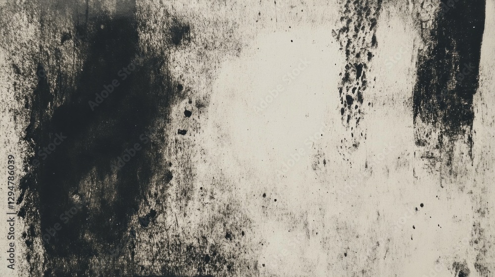 Poster an intricate display of grunge old paper features a beautifully aged texture that showcases soft bla