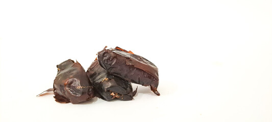 date fruit isolated on white background	
