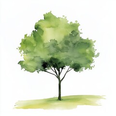 Green tree in Spring