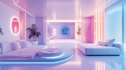 Futuristic Living Room