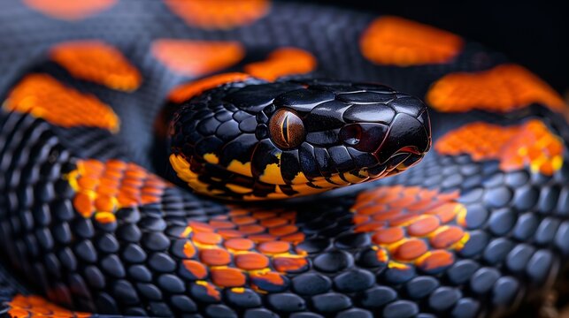 Very beautiful snake, posing for the camera
