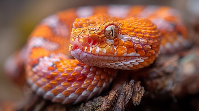 Very beautiful snake, posing for the camera