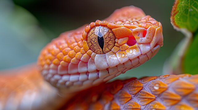Very beautiful snake, posing for the camera