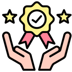 Obraz premium Brand Loyalty Icon