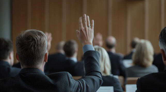 Shareholders Voting for Transparency at Annual General Meeting