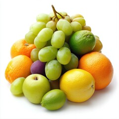 A colorful arrangement of various fruits