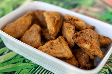 breaded fried fish with appetizing and crispy appearance