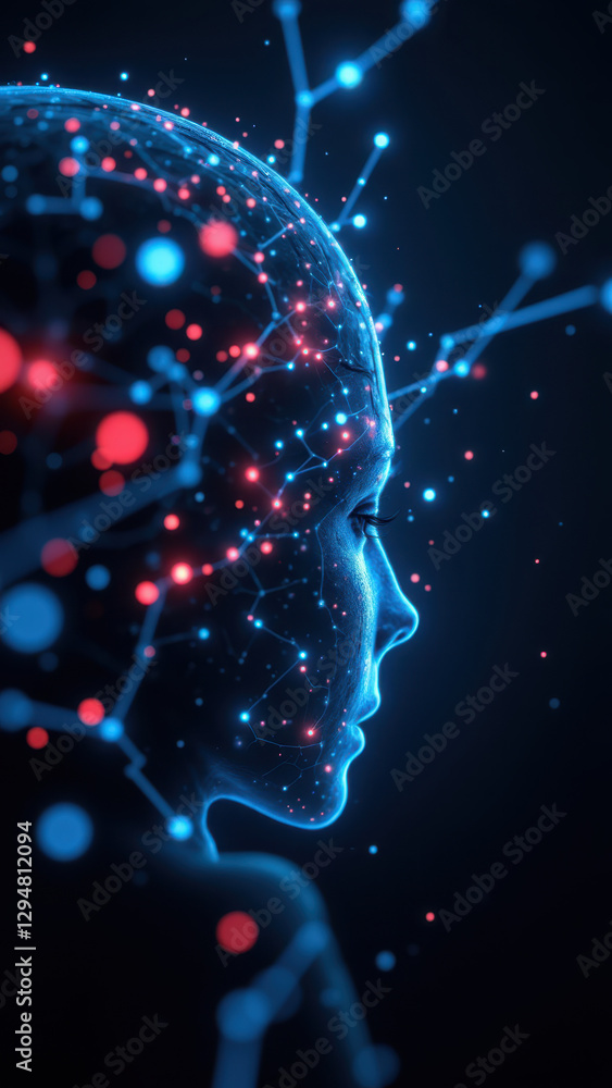 Poster image depicts a human head with glowing neural networks representing artificial general intelligence