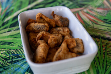 breaded fried fish with appetizing and crispy appearance