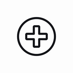 Fototapeta premium health office icon sign vector