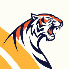 tiger head vector