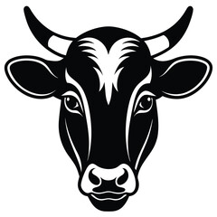 cow head vector