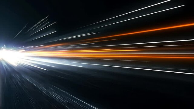 Abstract Light Trails: A Journey Through Speed and Light
