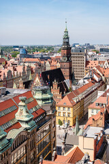 Obraz premium Old Market Square in Wroclaw, Poland
