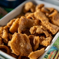 breaded fried fish with appetizing and crispy appearance