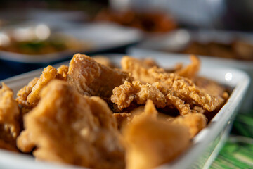 breaded fried fish with appetizing and crispy appearance