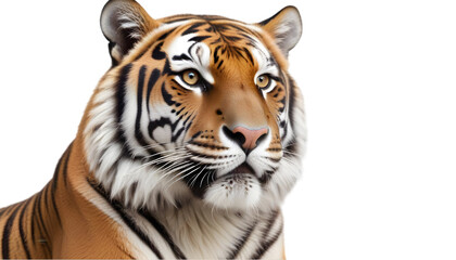 Obraz premium Realistic Image - Majestic Tiger Portrait, Wildlife, Big Cat